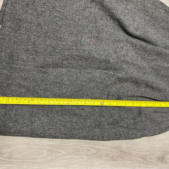Vintage fully lined wool blend charcoal gray midi pencil skirt by Sag Harbor 10 - Picture 7 of 12